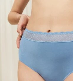 Triumph FEEL OF MODAL MIDI TRUSE - BLÅ -Undertoy Salgsbutikk 5109959 feel of modal midi truse bla