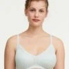 Chantelle SOFT STRETCH STRIPES BRALETTE UTEN BØYLE, MED VATTERING - BLÅ -Undertoy Salgsbutikk 5110187 soft stretch stripes bralette uten boyle med vattering bla
