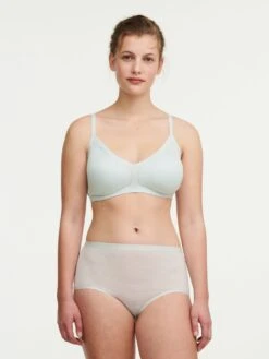 Chantelle SOFT STRETCH STRIPES BRALETTE UTEN BØYLE, MED VATTERING - BLÅ -Undertoy Salgsbutikk 5110189 soft stretch stripes bralette uten boyle med vattering bla