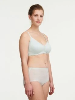 Chantelle SOFT STRETCH STRIPES BRALETTE UTEN BØYLE, MED VATTERING - BLÅ -Undertoy Salgsbutikk 5110191 soft stretch stripes bralette uten boyle med vattering bla