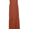ICHI STRANDKJOLE SOMMERKJOLE - ORANGE -Undertoy Salgsbutikk 5278901 strandkjole sommerkjole orange