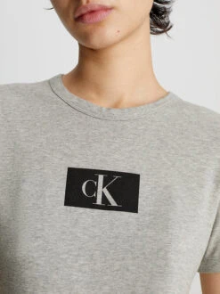 Calvin Klein NATTKJOLE - GRÅ -Undertoy Salgsbutikk 5300954 nattkjole gra