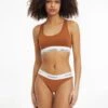 Calvin Klein STRING TRUSE - BRUN