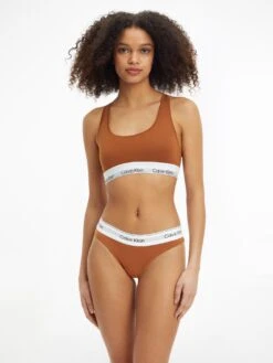 Calvin Klein STRING TRUSE - BRUN
