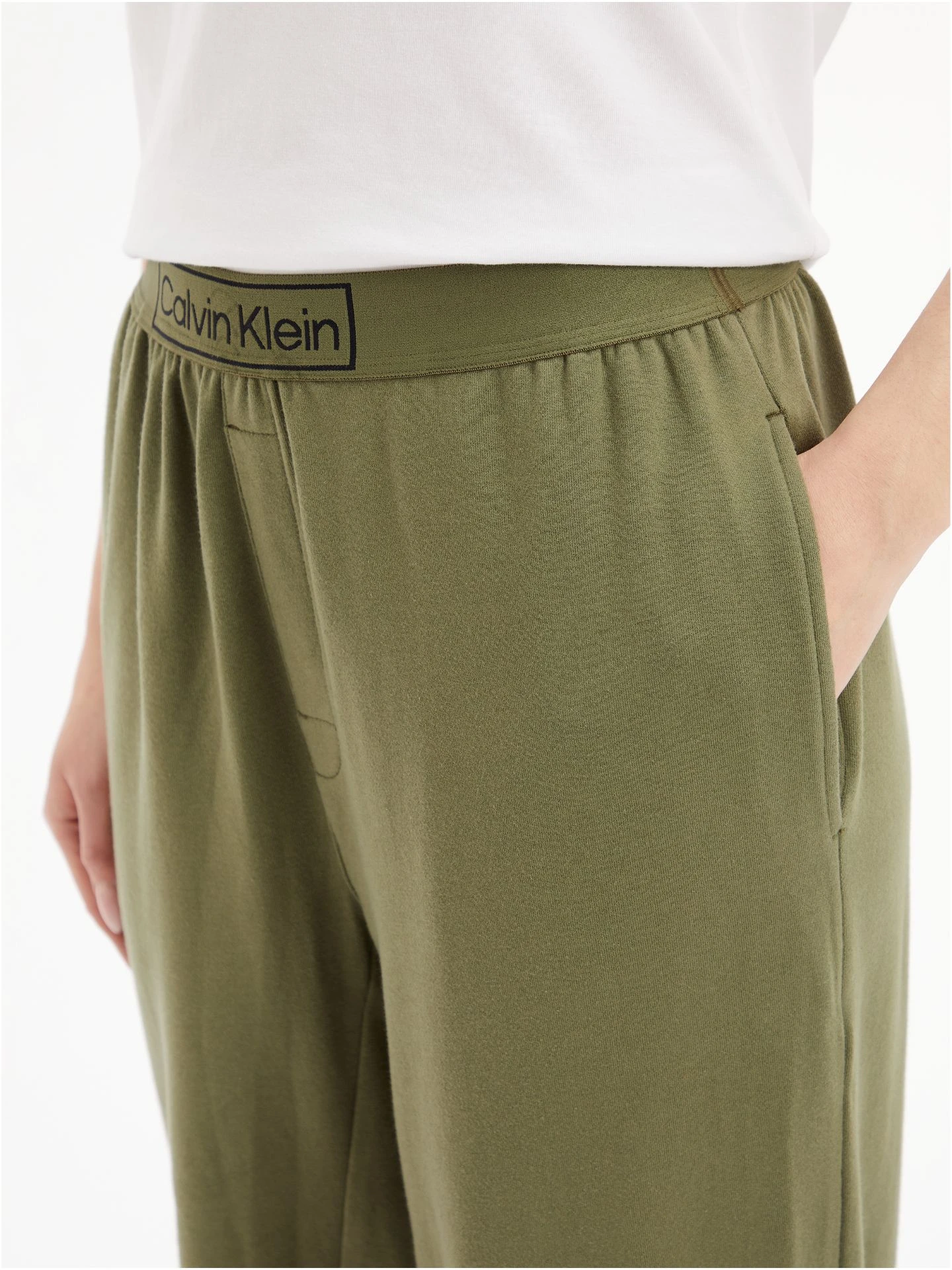 Calvin Klein JOGGEBUKSE - GRØNN 5 Calvin Klein JOGGEBUKSE - GRØNN - Bilde 3