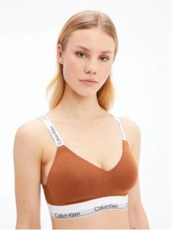 Calvin Klein BRALETTE - BRUN