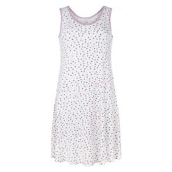 BAMBUS NATTKJOLE KORT ARM - MØNSTRET -Undertoy Salgsbutikk 5401139 nattkjole kort arm monstret