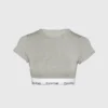 Calvin Klein T-SHIRT BRALETTE - GRÅ -Undertoy Salgsbutikk 5405316 t shirt bralette gra