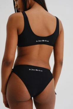 Juicy Couture ERICA BIKINI SETT MED DETALJER - SVART -Undertoy Salgsbutikk 5411027 erica bikini sett med detaljer svart