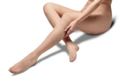 Vogue NYLA 25 DEN STRØMPEBUKSE - BLOMSTER MØNSTER NATURAL