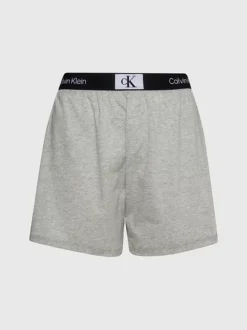 Calvin Klein SLEEP SHORT - GRÅ