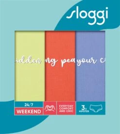 Sloggi 3 PK HIPSTER TRUSER - MULTICOLOR -Undertoy Salgsbutikk 5508659 3k hipster truser multicolor