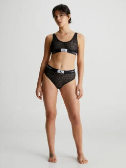Calvin Klein ANIMAL LACE BRALETTE - SVART -Undertoy Salgsbutikk 5547801 calvin klein lace bralette ck96 black