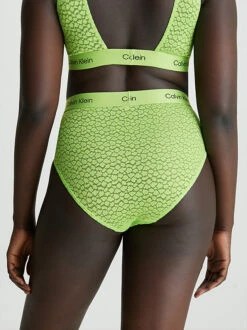 Calvin Klein ANIMAL LACE MAXI TRUSE - GRØNN -Undertoy Salgsbutikk 5547806 calvin klein lace high waisted bikini briefs ck96 fabulous green