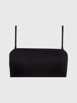 Calvin Klein BANDEAU BIKINI OVERDEL CORE ARCHIVE - SVART -Undertoy Salgsbutikk 5649353 bandeau bikini overdel svart