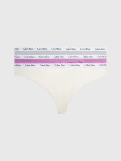 Calvin Klein STRING TRUSER 3 PK - MULTICOLOUR