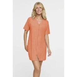 BADEKÅPE M/GLIDELÅS - ORANGE