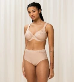 Triumph MODERN LACE COTTON MAXI - BEIGE -Undertoy Salgsbutikk 5841882 triumph modern lacecotton neutral beige