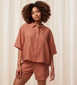 Triumph BOYFRIEND SKJORTE - ORANSJE 9 Triumph BOYFRIEND SKJORTE - ORANSJE -Undertoy Salgsbutikk 5841914 boyfriend skjorte oransje