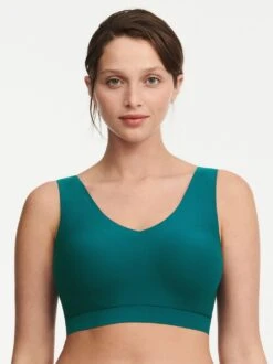 Chantelle SOFT STRETCH SEAMLESS BH UTEN BØYLE - GRØNN