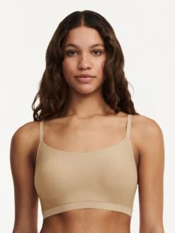 Chantelle SOFT STRETCH SEAMLESS BH UTEN BØYLE - BEIGE