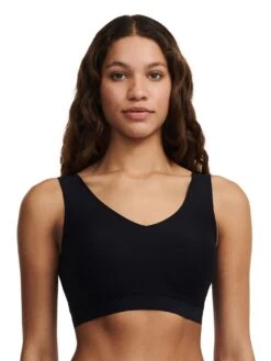 Chantelle SOFT STRETCH SEAMLESS BH UTEN BØYLE - SVART