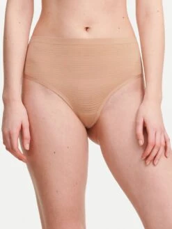 Chantelle SOFT STRETCH STRIPES STRING TRUSE - BEIGE