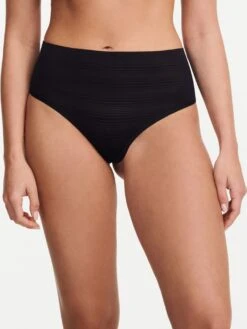 Chantelle SOFT STRETCH STRIPES STRING TRUSE - SVART